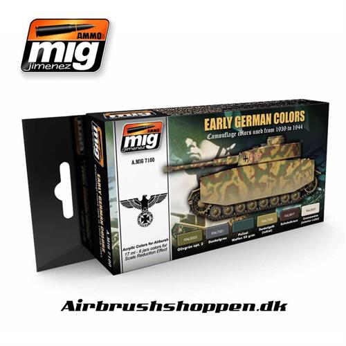 A.MIG 7100 Early/Middle German Set 6x17 ml